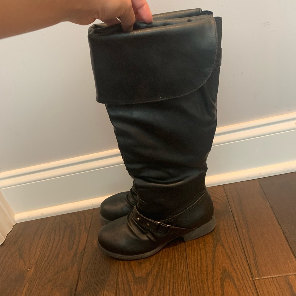 Top Moda Black Riding Boot NWOT - Picture 3 of 7